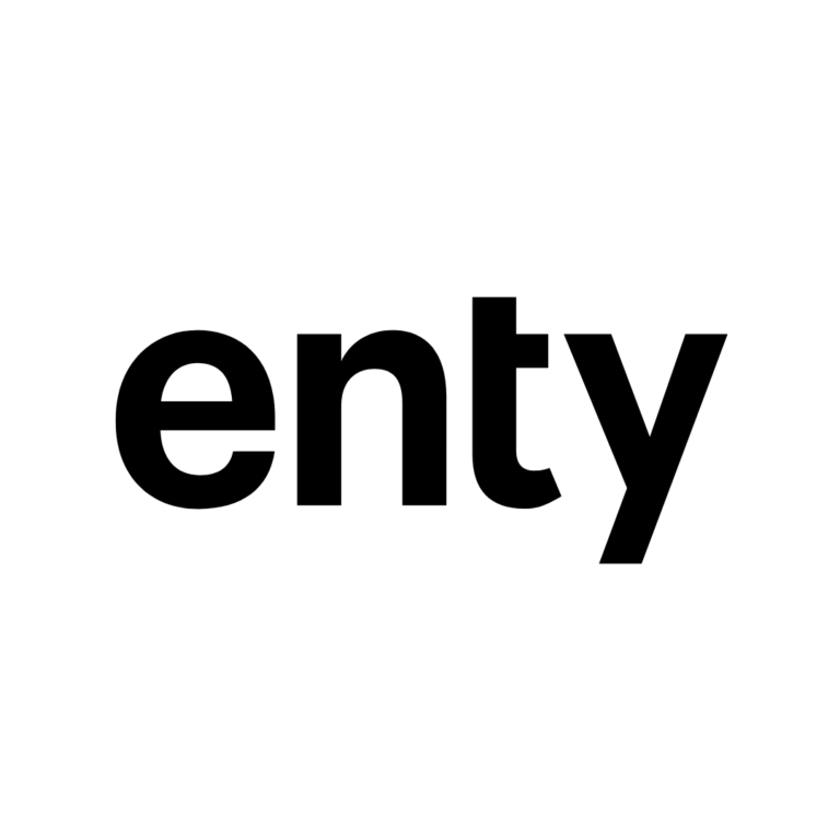 Логотип Enty.io в качестве портфолио