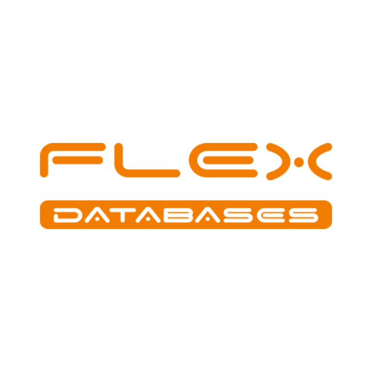 Flex Databases Logotipo en cartera